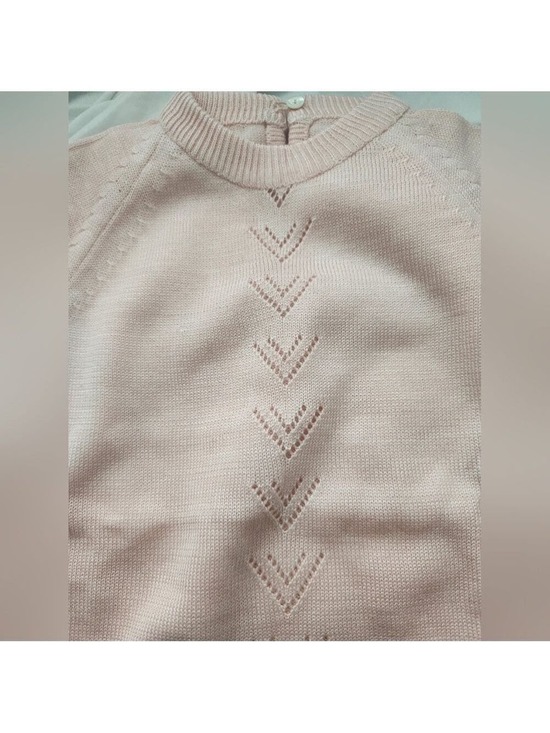 unbranded Other - NEW VINTAGE 60/70's, Handmade In Spain, beautiful little light pink sweater